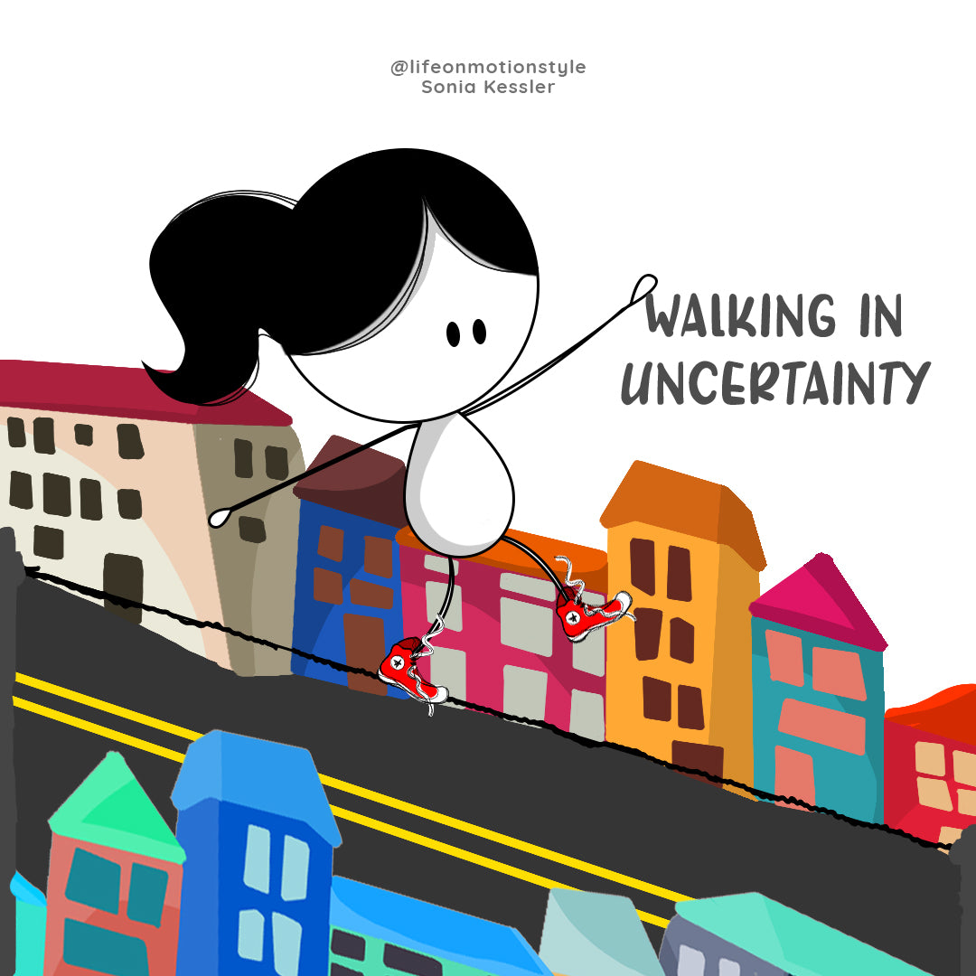 Walking in uncertainty