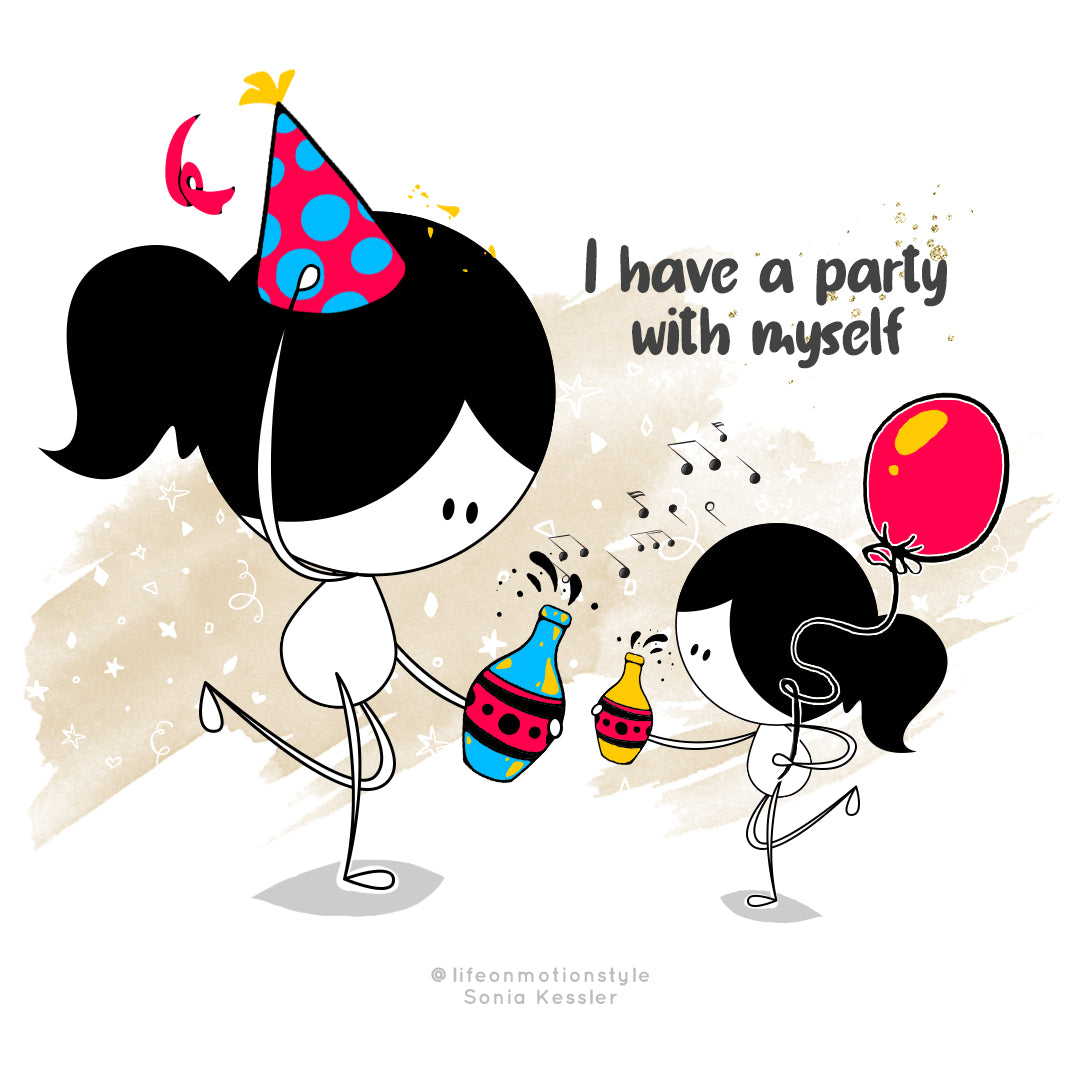 I have a party with myself