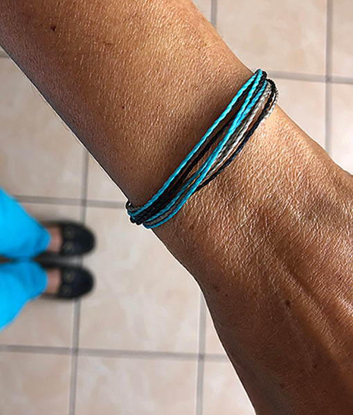 Aqua  & Black Jungle Night