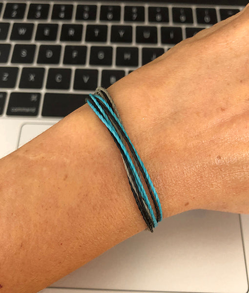 Aqua  & Black Jungle Night